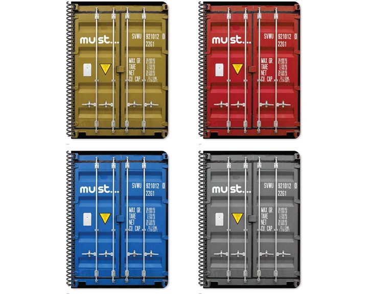 Τετράδιο Σπιράλ Must 17x25 4Θ 120Φ Gargo 584248