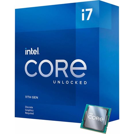 INTEL CPU CORE i7 11700KF, 8C/16T, 3.60GHz, CACHE 16MB, SOCKET LGA1200 11th GEN, BOX, 3YW. BX8070811700KF