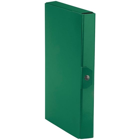Κουτί Αρχείου Esselte Φίιμπερ Κουμπί 4cm C2418 Πράσινο