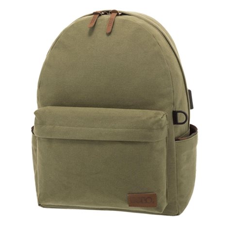 Σακίδιο Πλάτης Polo Canvas Λαδί 901245-07