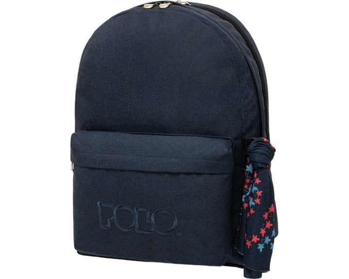 Σακίδιο Πλάτης Polo Double Scarf Jean Σκ. Μπλε 901235-5100