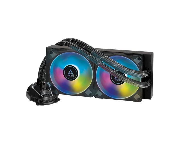 Arctic Liquid Freezer II - 240 A-RGB Black W/ Controller : All-in-One CPU Water Cooler with 240mm ra