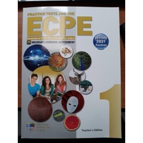 PRACTICE TESTS FOR THE ECPE BOOK 1 TEACHER S BOOK (+8 AUDIO CD) REVISED 2021