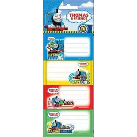 Αυτοκόλλητες Ετικέτες 20 Τμχ Thomas The Train Luna