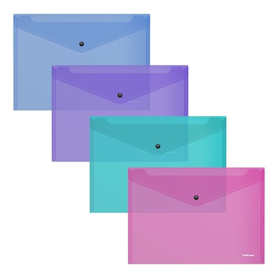 Φάκελος Κουμπί Erichkrause Α5 Glossy Vivid 47121