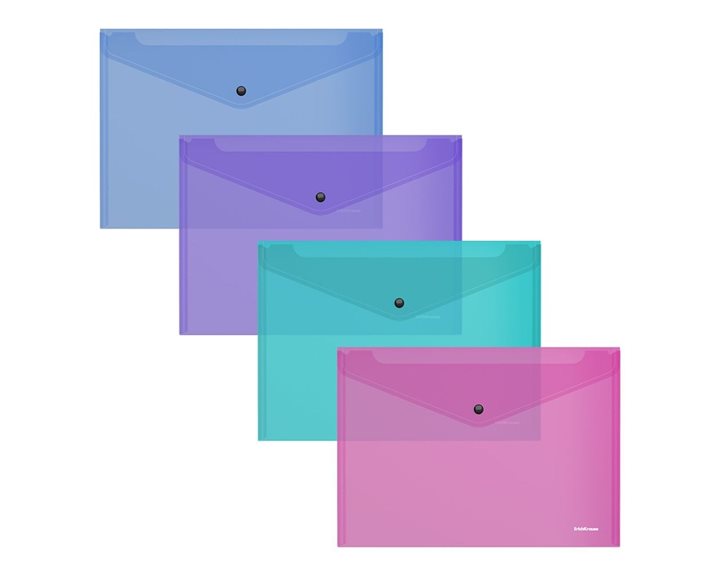 Φάκελος Κουμπί Erichkrause Α5 Glossy Vivid 47121