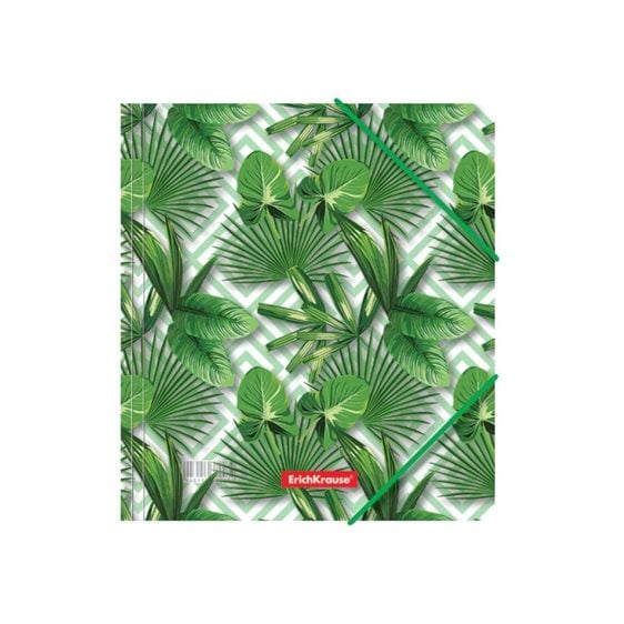 Ντοσιέ Λάστιχο ErichKrause Α5 PP Tropical Leaves 49355