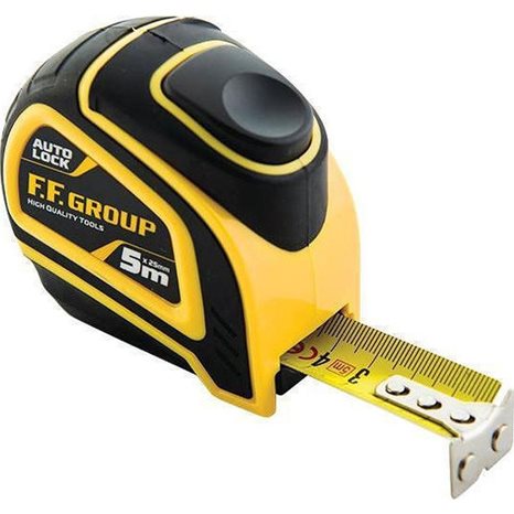 Μετροταινία F.F Group  Auto Lock 5m x25mm