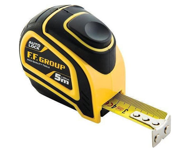 Μετροταινία F.F Group  Auto Lock 5m x25mm