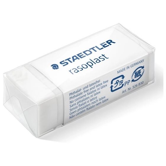 Γόμα Λευκή Staedtler Rasoplast 526 B30