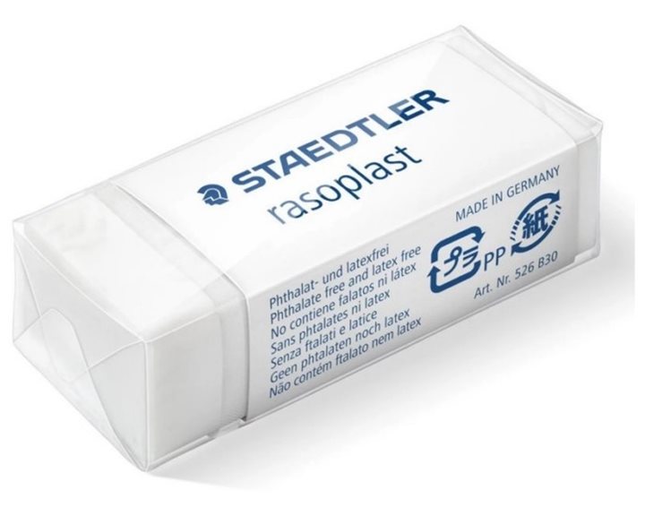 Γόμα Λευκή Staedtler Rasoplast 526 B30