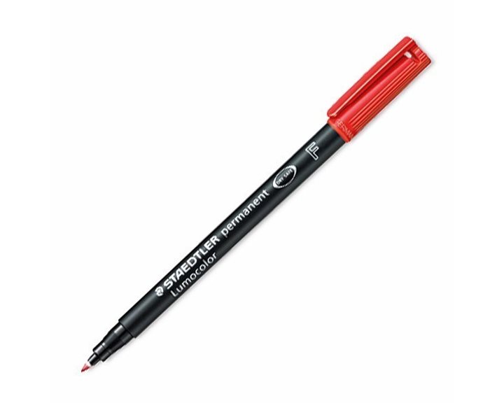 Μαρκαδόρος Staedtler Permanent Κόκκινο M 317-2
