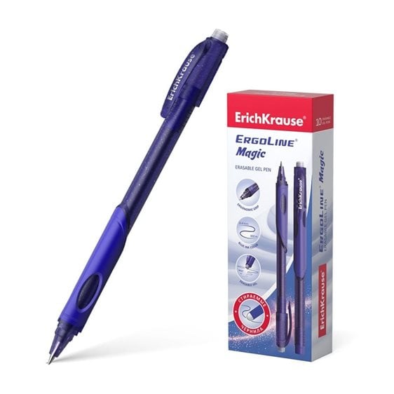 Στυλό Gel ErichKrause ErgoLine Magic Μπλε 47981