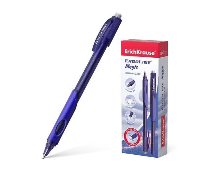 Στυλό Gel ErichKrause ErgoLine Magic Μπλε 47981