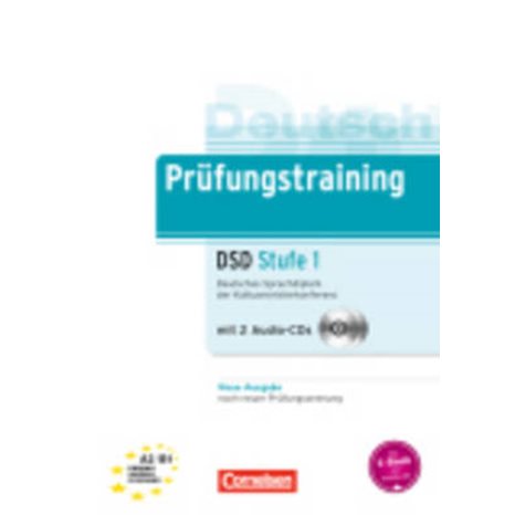 DEUTSCH PRUEFUNGSTRAINING DSD STUFE 1 MIT 2 AUDIO CDS   A2/B1