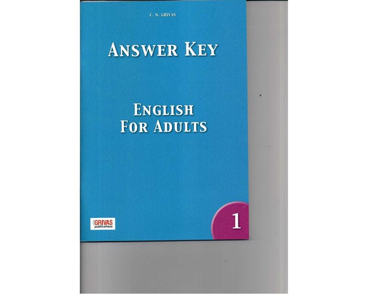 ENGLISH FOR ADULTS 1 KEY