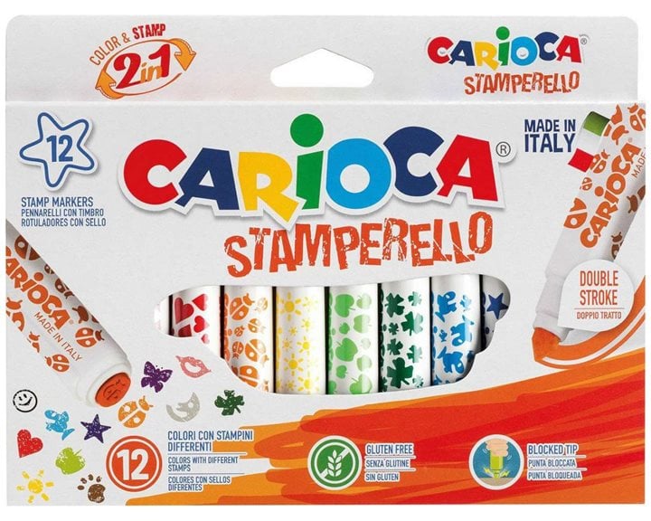 Μαρκαδόροι Carioca Stampebello 12τεμ.