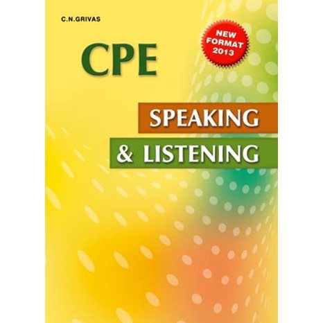 SPEAKING AND LISTENING CAMBRIDGE PROFICIENCY SB 2013 N/E