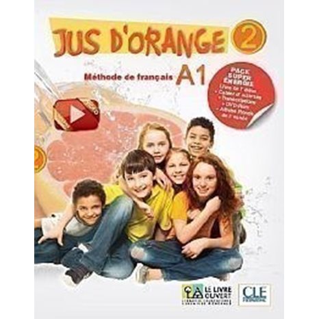 Jus D Orange  Pack Super Energie 2  (a1) (livre D Eleve +cahier D Activites+transcriptions+dvd Rom)