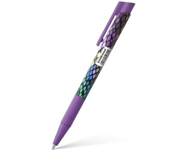 Στυλό Με Κουμπί ErichKrause Color Touch Purple Python Μπλε 50822