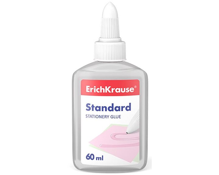 Κόλλα Χαρτιού Διάφανη ErichKrause 60 ml