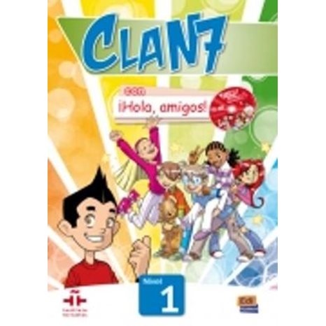 CLAN 7 HOLA AMIGOS 1 ALUMNO (+ CD-ROM)