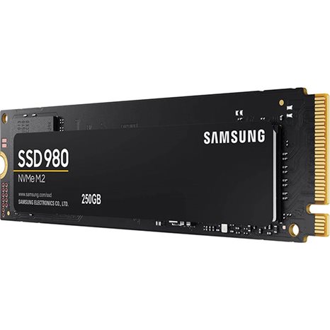 SAMSUNG SSD M.2 NVMe PCI-E 250GB MZ-V8V250BW SERIES 980 EVO, M.2 2280, NVMe PCI-E x4, READ 2900MB/s, WRITE 1300MB/s, 5YW. MZ-V8V250BW