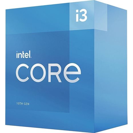 INTEL CPU CORE i3 10105, 4C/8T, 3.70GHz, CACHE 6MB, SOCKET LGA1200 10th GEN, GPU, BOX, 3YW. BX8070110105