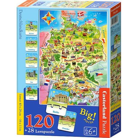 Πάζλ Castorland Big 120τμχ Deutschlandkarte E-180