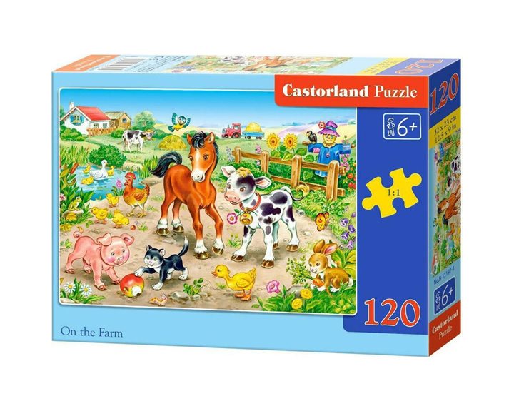 Πάζλ Castorland 120τμχ On the Farm B-13197-1