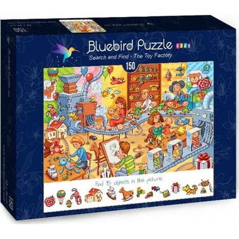 Πάζλ Bluebird 150τμχ. Search & Find - The Toy Factory 70350
