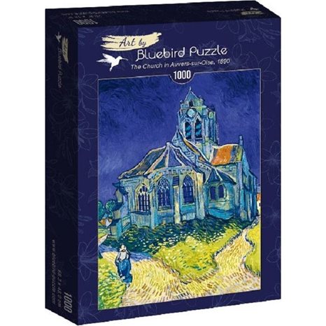 Πάζλ Bluebird 1000τμχ. The Church in Auvers - sur - Oise, 1890   60089