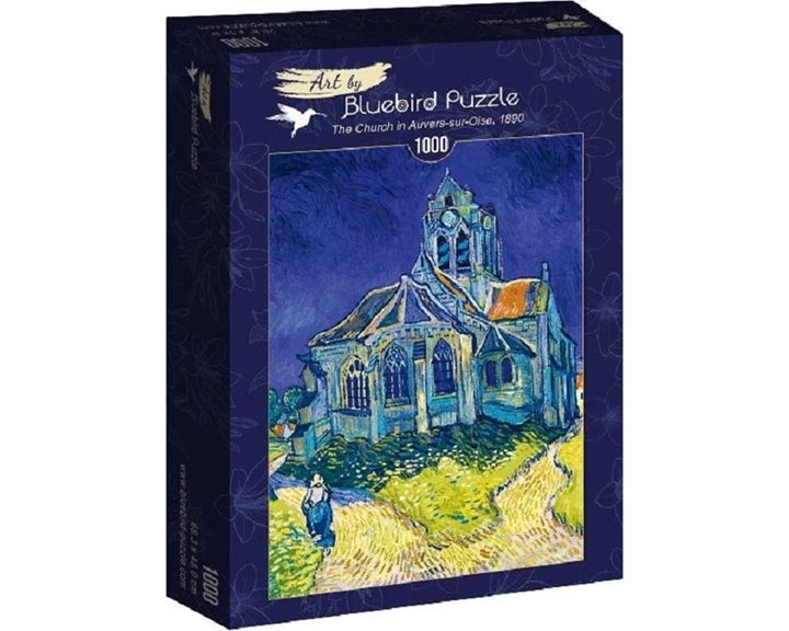 Πάζλ Bluebird 1000τμχ. The Church in Auvers - sur - Oise, 1890   60089