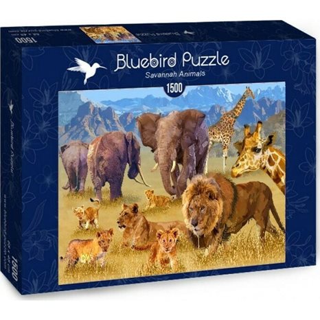 Πάζλ Bluebird 1500τμχ. Savannah Animals 70419