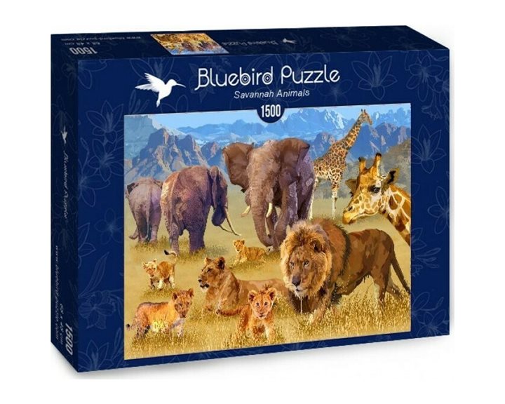 Πάζλ Bluebird 1500τμχ. Savannah Animals 70419