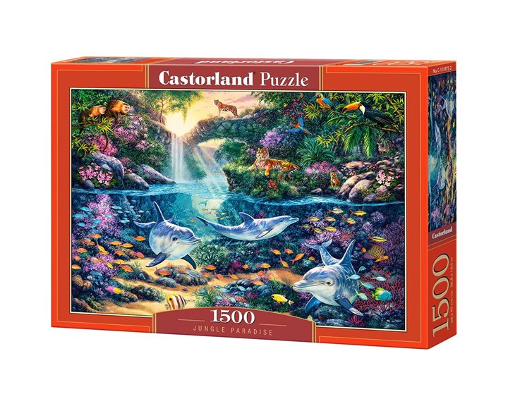 Παζλ Castorland 1500τμχ. Jungle Paradise C-151875-2