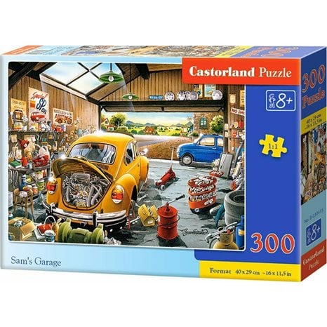 Πάζλ Castorland 300τμχ Sam's Garage B-030415