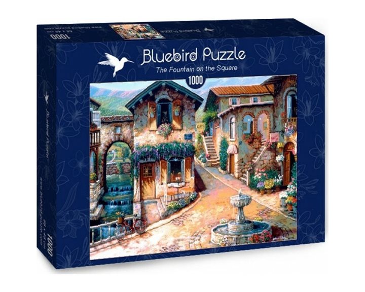 Πάζλ Bluebird 1000τμχ. The Fountain on the Square 70120