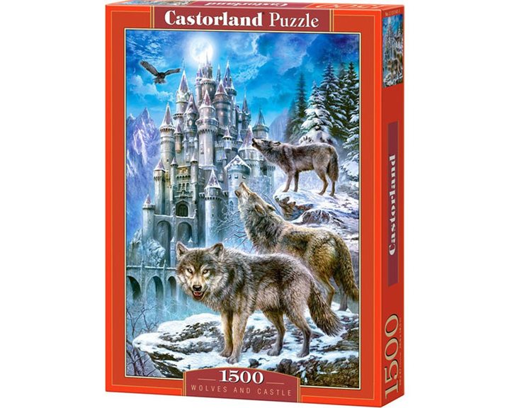 Παζλ Castorland 1500τμχ. Wolves and Castle C-151141-2