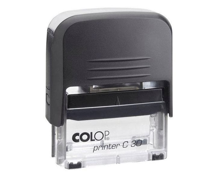 Σφραγίδα Colop Printer C30 18x47mm Μπλε Με Μπλε Ταμπόν 02-XC3PT03