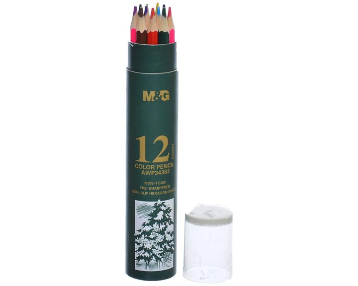 Ξυλομπογιές M&G 12χρωμάτων AWP34363
