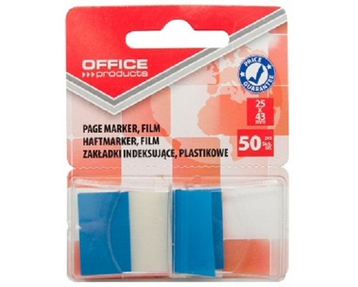 Σελιδοδείκτης Office Μπλε 25x43mm 50τεμ. 14223121-01