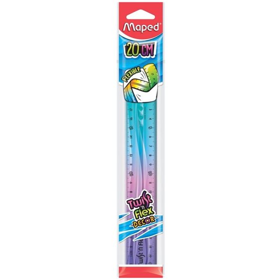 Χάρακας Maped Twist n Flex Decor 20cm 279215