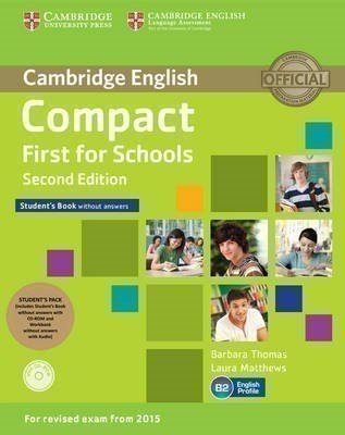 Compact First For Schools Sb Pack (+ Cd-rom + W/b + Online Audio) 2nd Ed