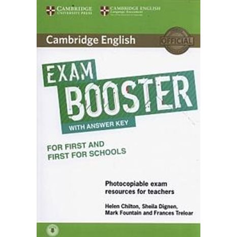 Cambridge English Exam Booster First + First For Schools (+ Audio) W/a