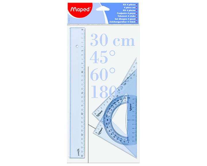 Γεωμετρικό  Σετ Maped 30cm 4τεμ. 242830