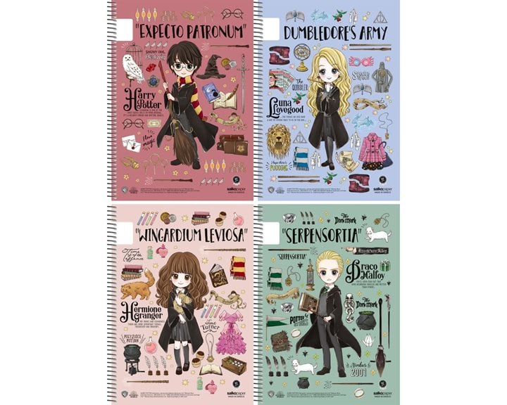 Τετράδιο Σπιράλ Α4 Salko Harry Potter Magical 3 Θεμ. 90φ 7338