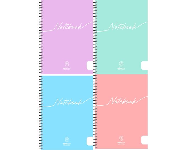 Τετράδιο Σπιράλ 17χ25 Salko Notebook 4 Θεμ. 120φ. 6314