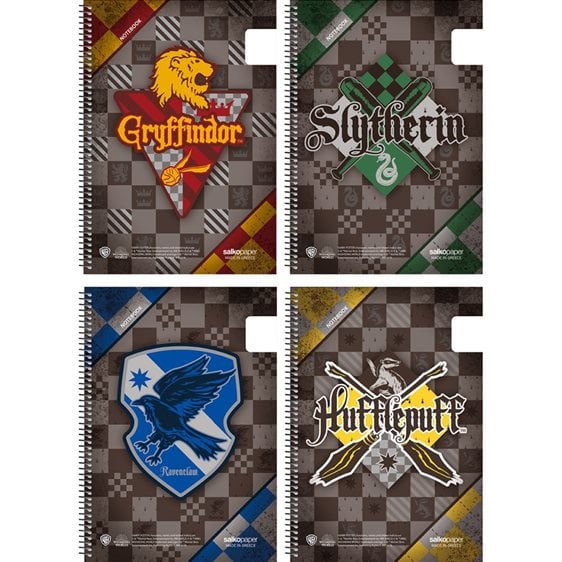 Τετράδιο Σπιράλ 17χ25 Salko Harry Potter School Pride 4 Θεμ. 120φ. 7274