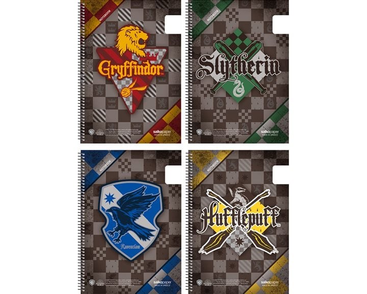 Τετράδιο Σπιράλ 17χ25 Salko Harry Potter School Pride 4 Θεμ. 120φ. 7274